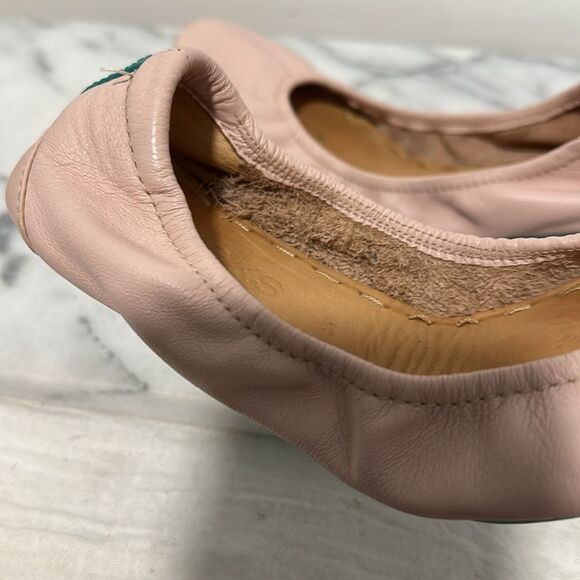 Tieks Pink Leather Ballet Flats Sz 5 - Picture 6 of 14
